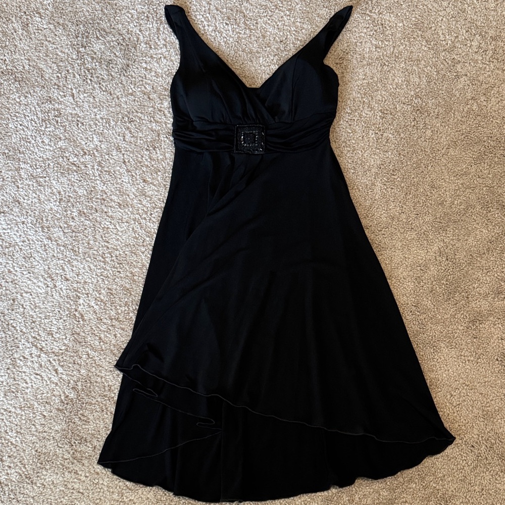 Enfocus Studio Black High Low Dress